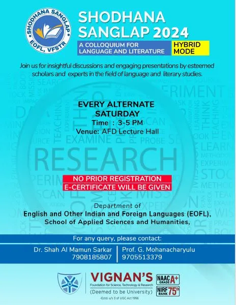 Shodhana Sanglap colloquium